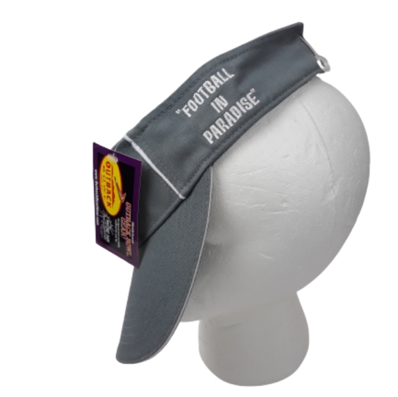 Nat SunNWT Outback Bowl 2014 Iowa vs LSU visor cap - Picture 5 of 12